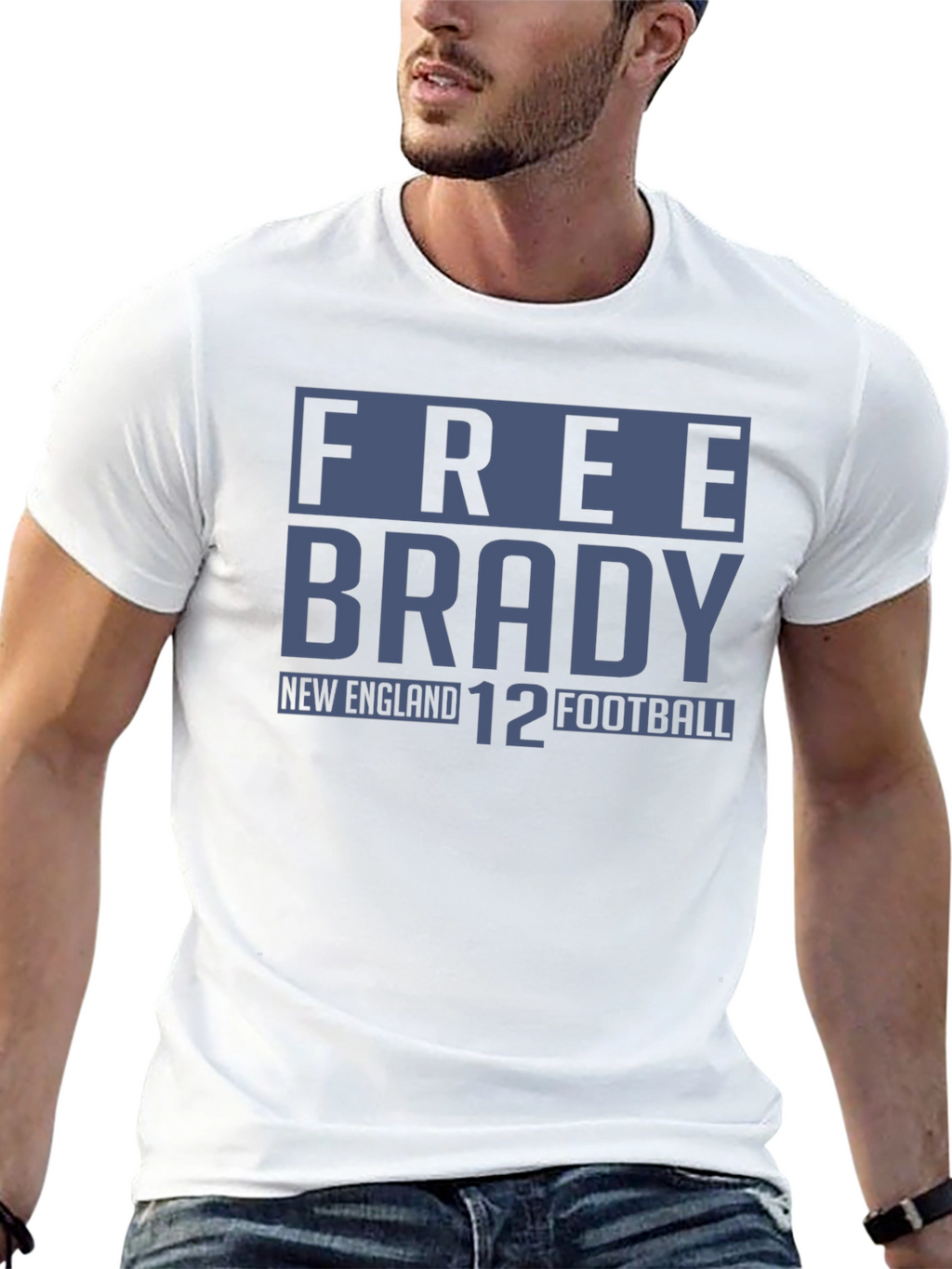 Free Brady T-Shirt - New England Football