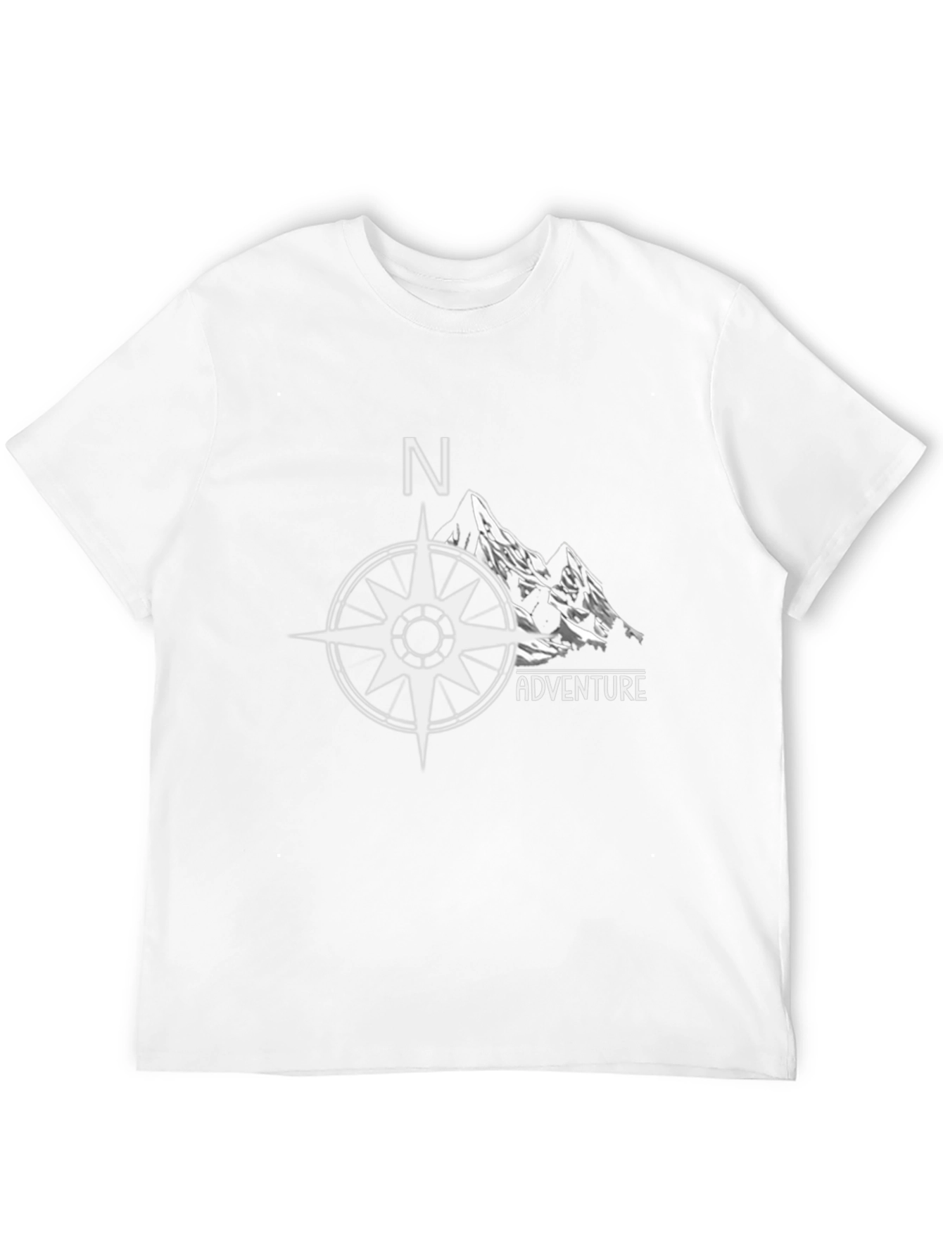 Adventure Compass Graphic Tee - Black