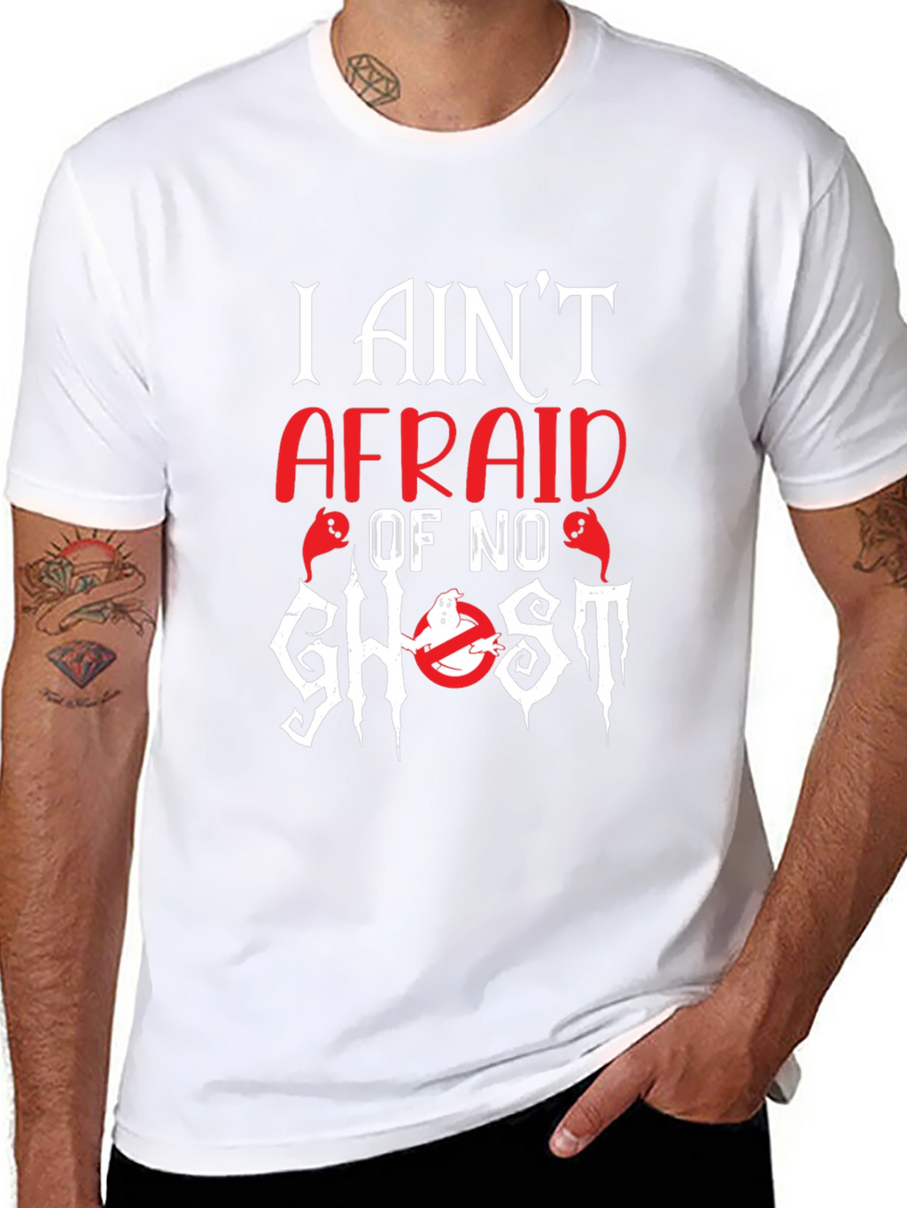 I Aint Afraid of No Ghost Graphic Tee