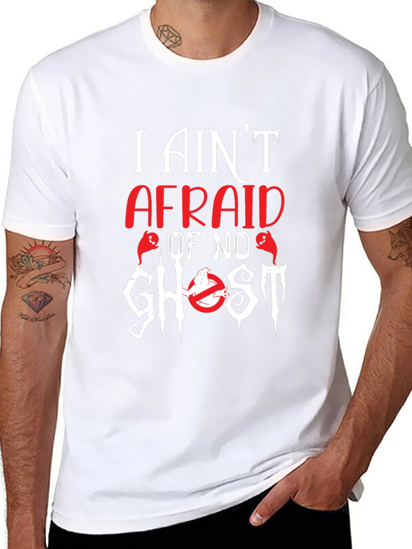 I Aint Afraid of No Ghost Graphic Tee