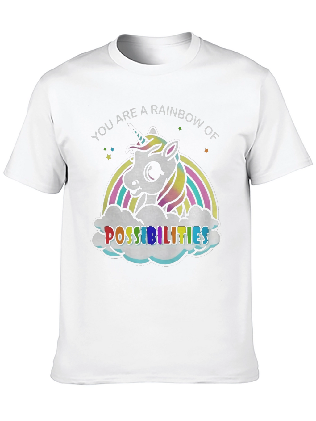 Rainbow Unicorn Possibilities Graphic Tee