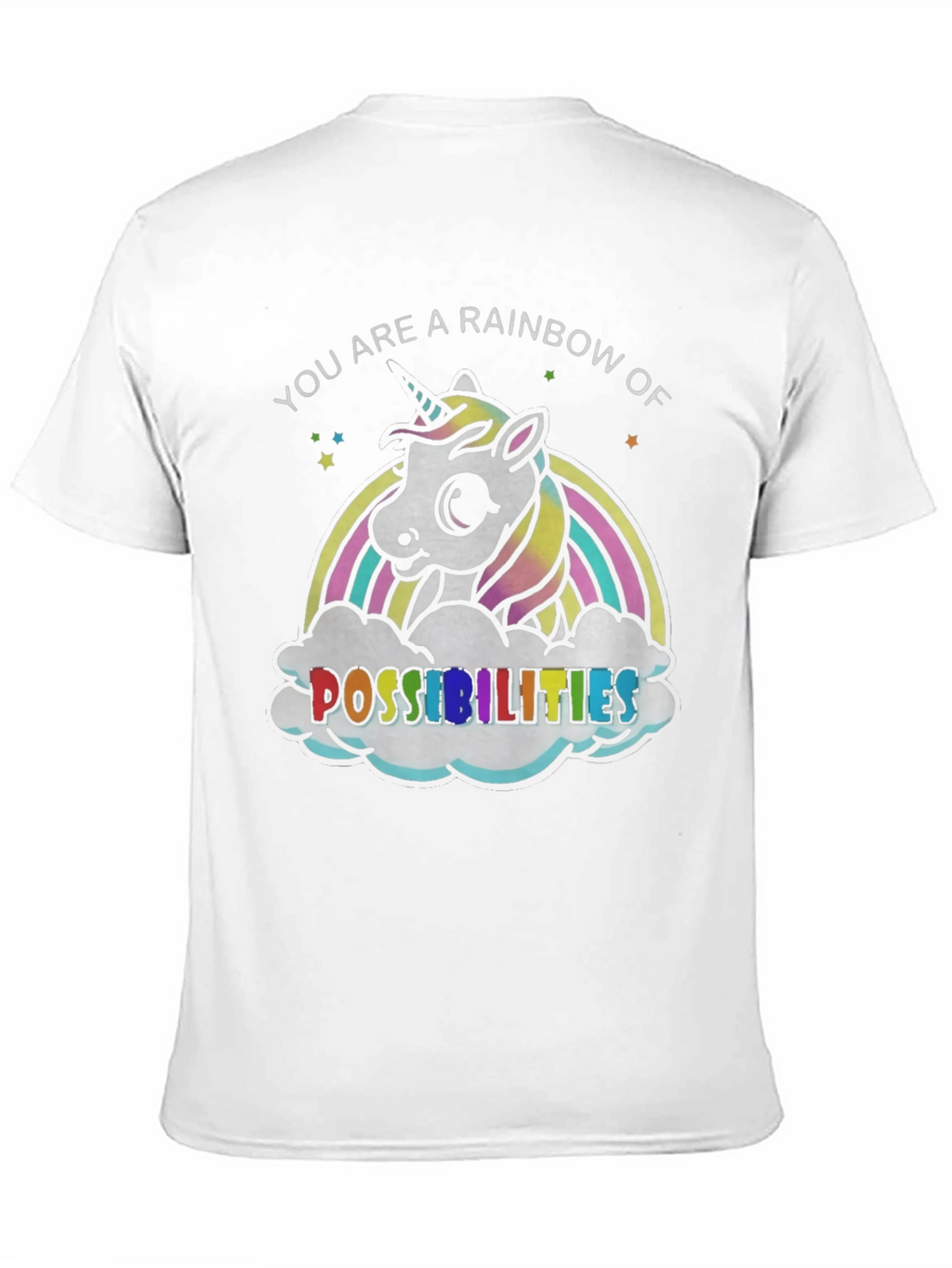 Rainbow Unicorn Possibilities Graphic Tee