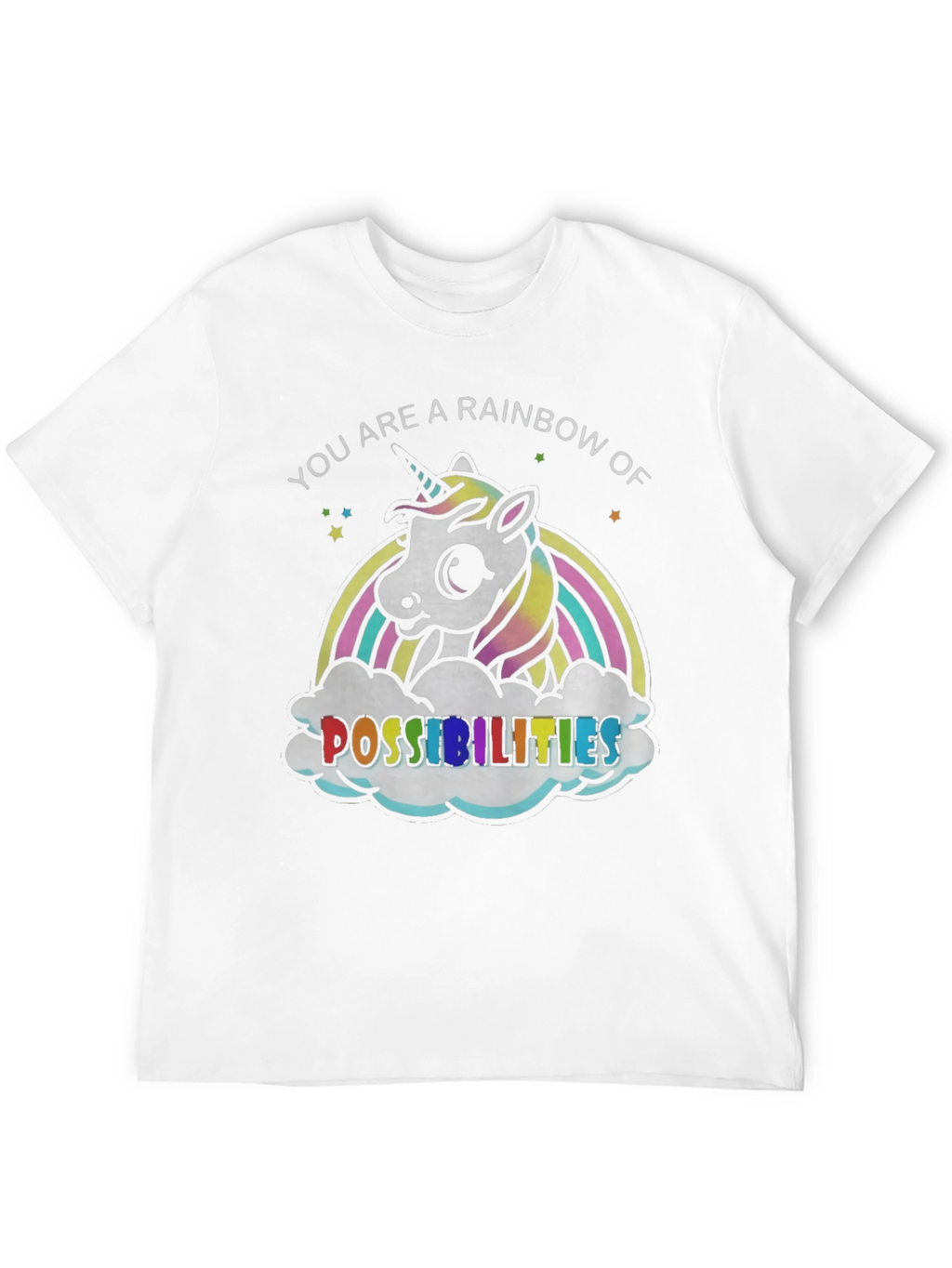 Rainbow Unicorn Possibilities Graphic Tee