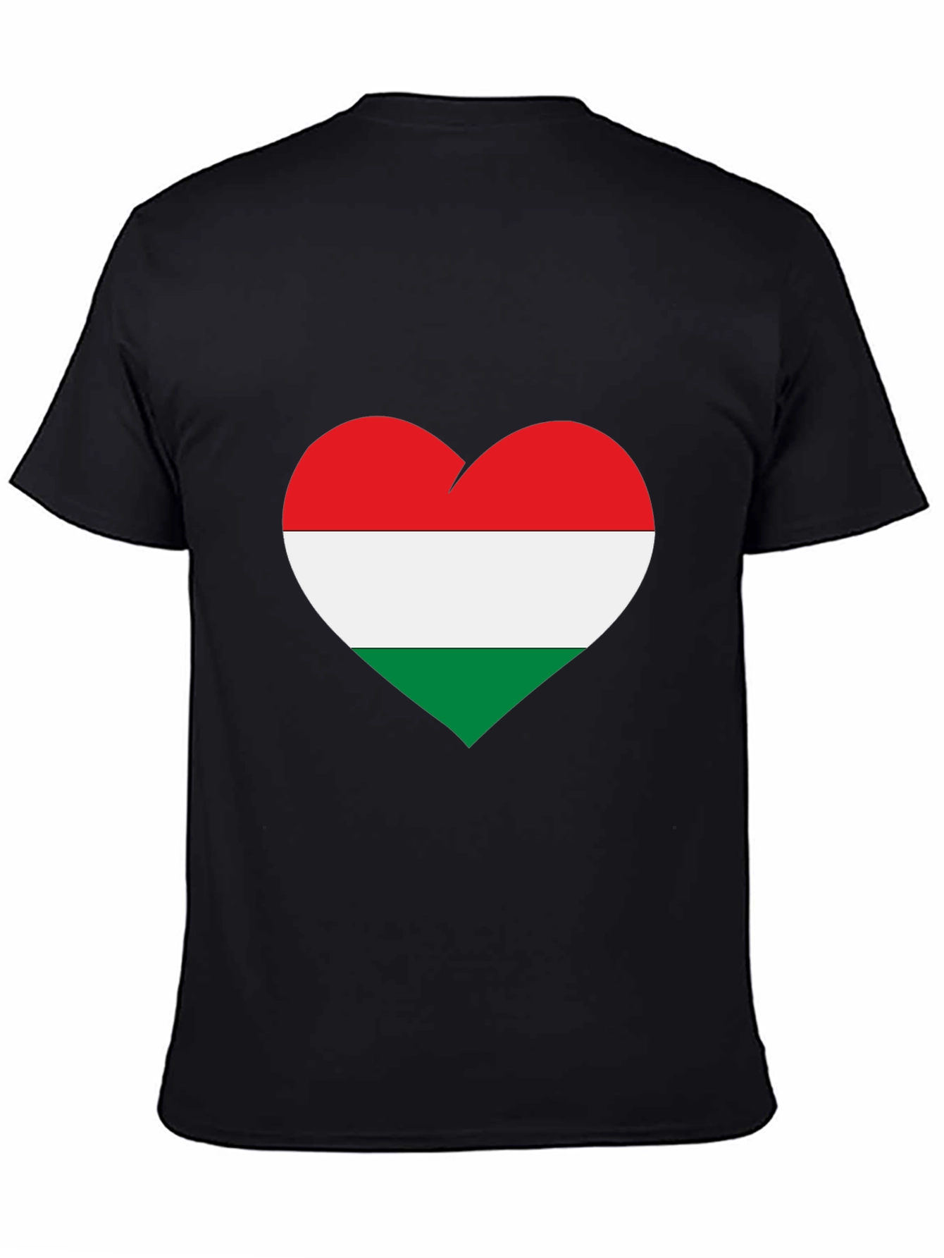 Hungarian Flag Heart T-Shirt - Show Your Love for Hungary