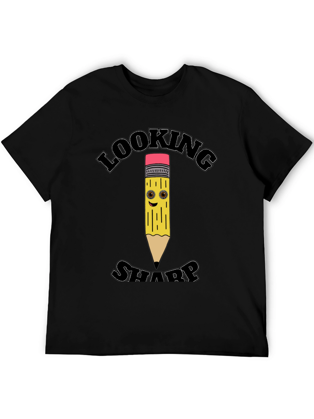 Looking Sharp Pencil Graphic Tee - Cool Design