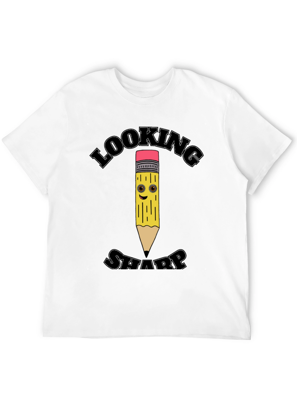 Looking Sharp Pencil Graphic Tee - Cool Design