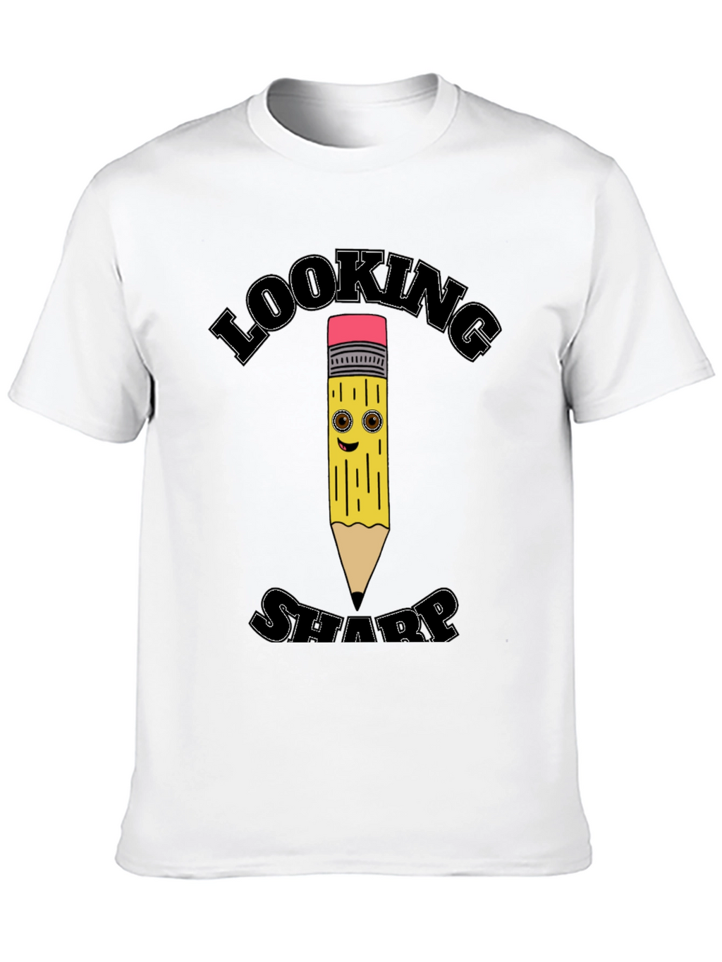 Looking Sharp Pencil Graphic Tee - Cool Design