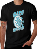 Aim Shoot Swear Repeat Dart T-Shirt