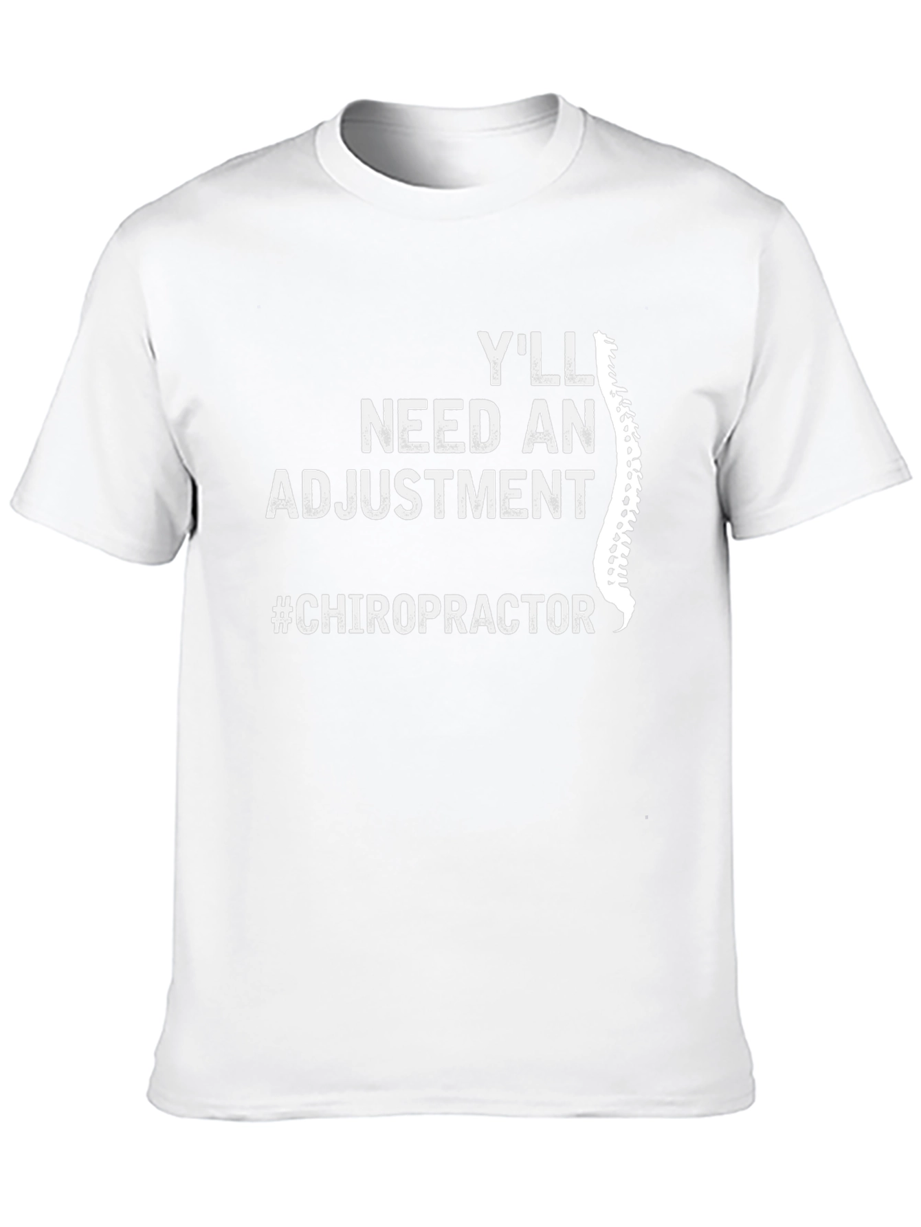 Chiropractor Adjustment T-Shirt - Spine Humor Tee