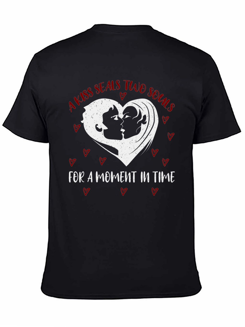 Kiss Seals Souls Graphic Tee - Romantic Unisex Shirt