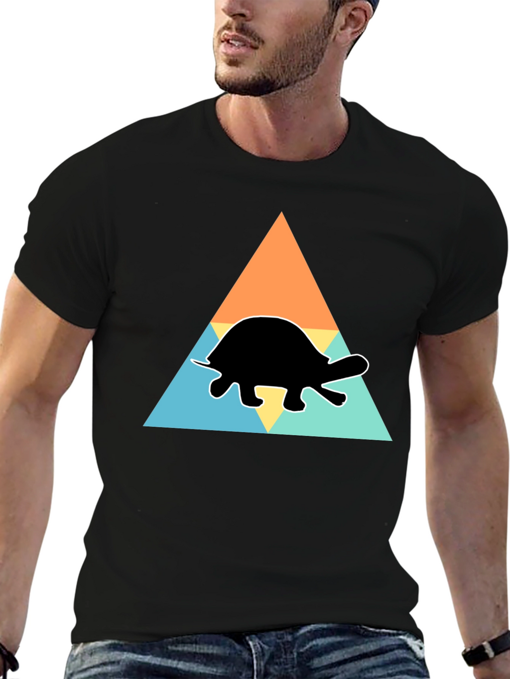 Turtle Graphic Tee: Retro Style Shirt