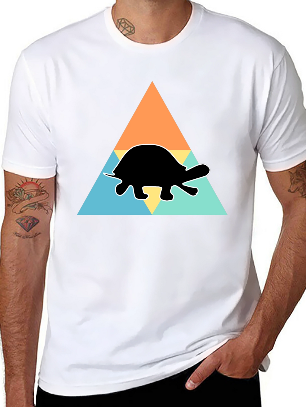 Turtle Graphic Tee: Retro Style Shirt