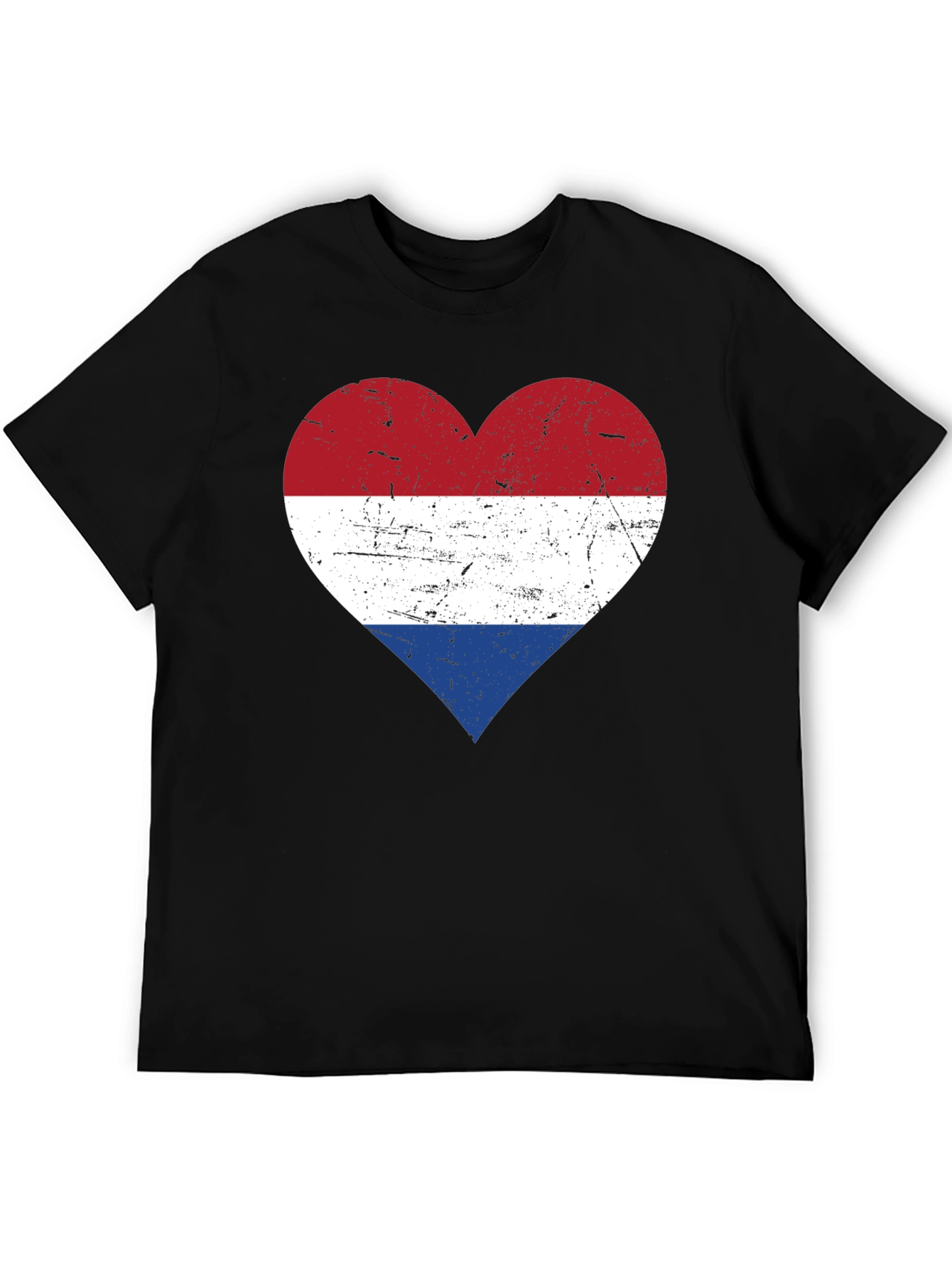 Netherlands Heart Flag Graphic Tee