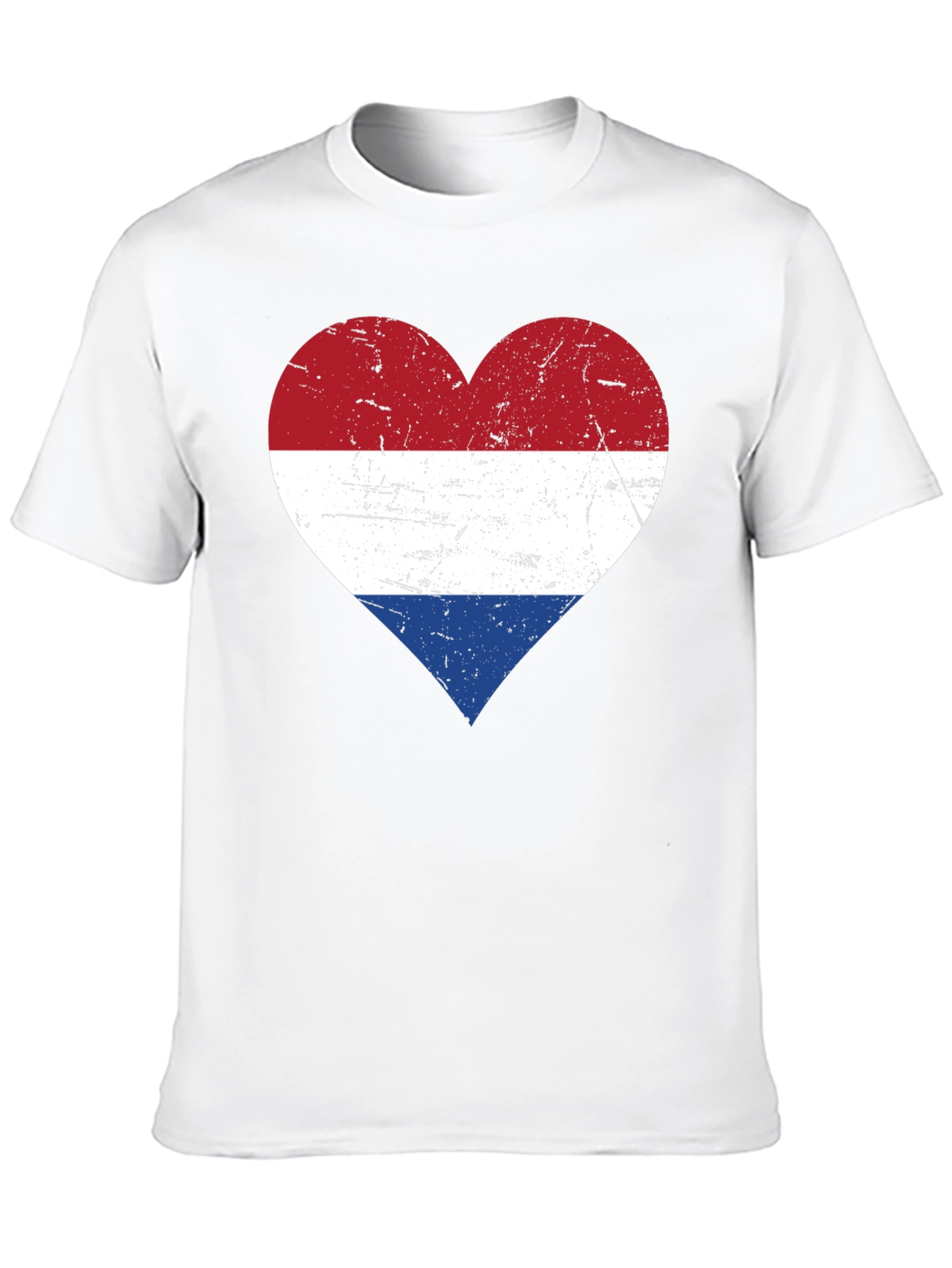 Netherlands Heart Flag Graphic Tee