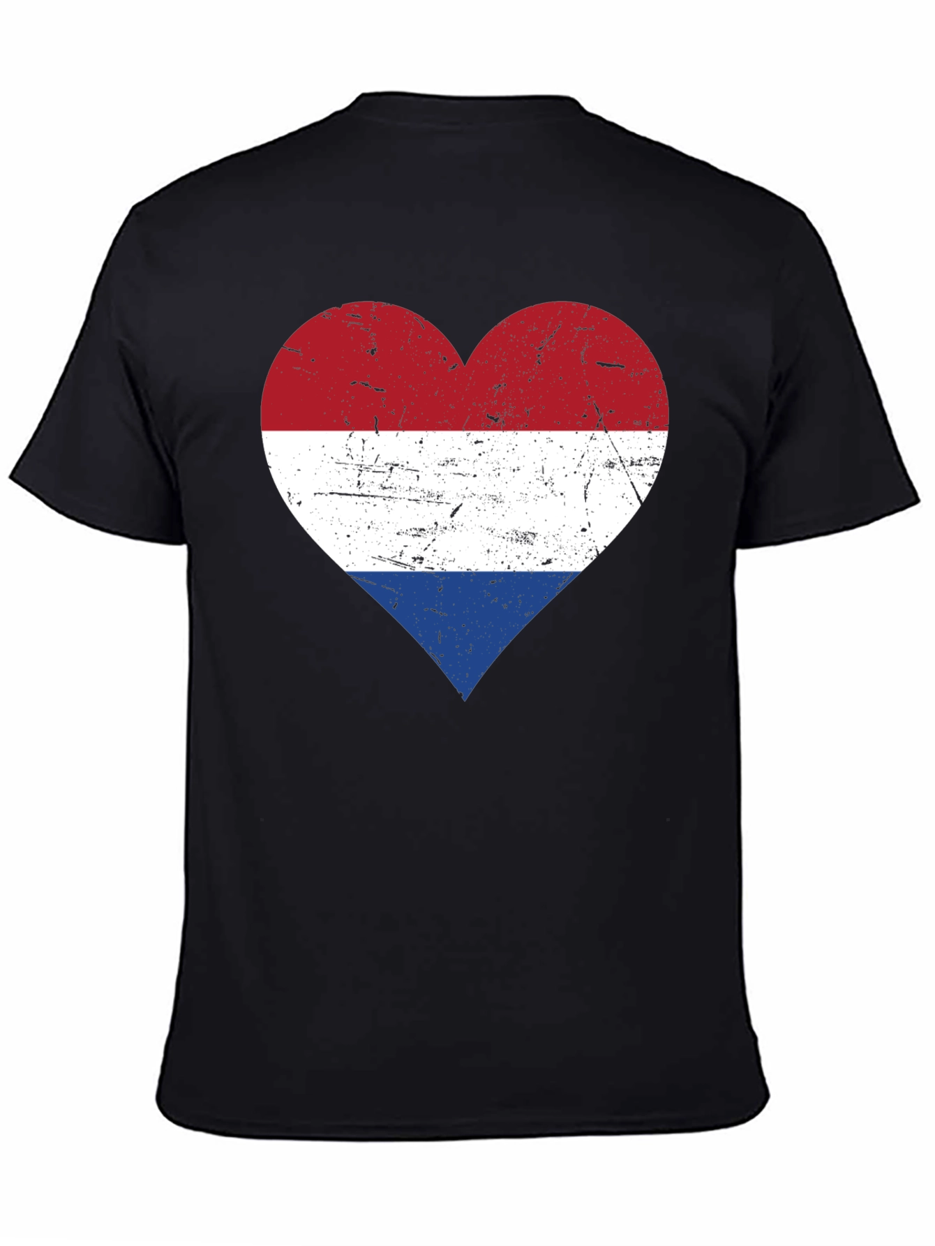 Netherlands Heart Flag Graphic Tee