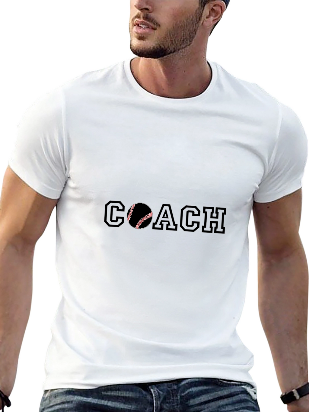 Baseball Coach Graphic T-Shirt