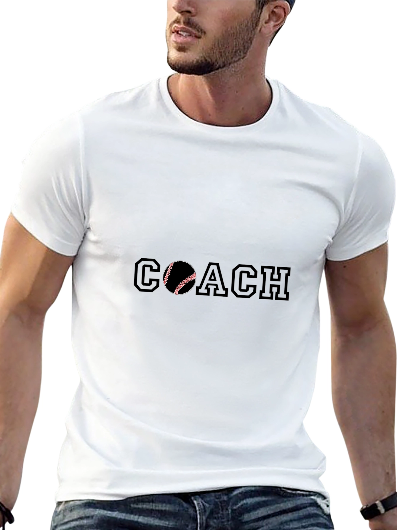 Baseball Coach Graphic T-Shirt