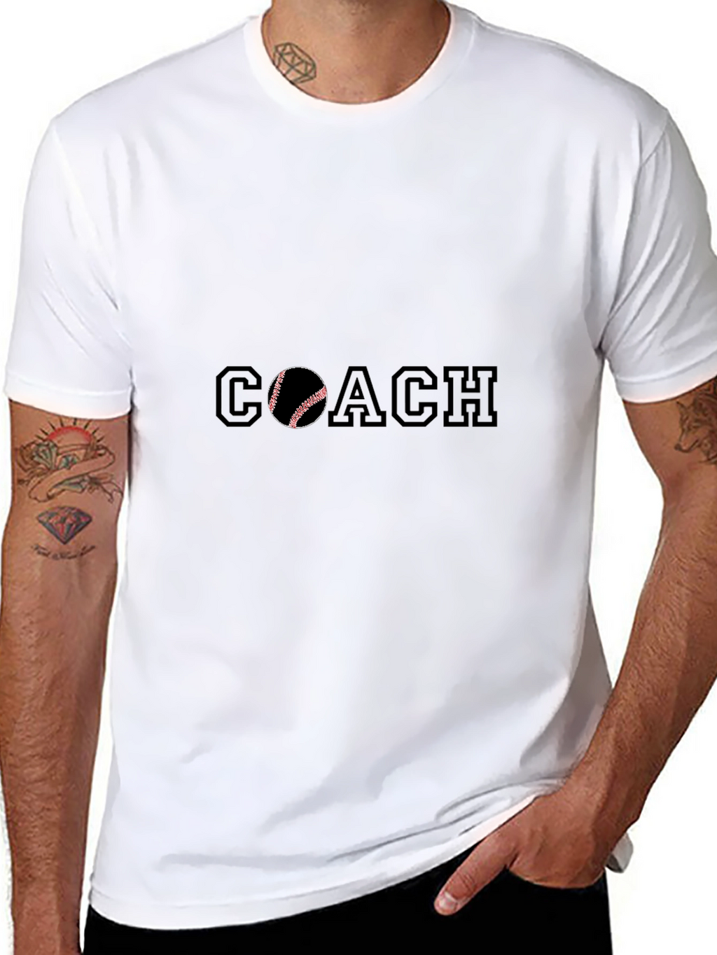 Baseball Coach Graphic T-Shirt