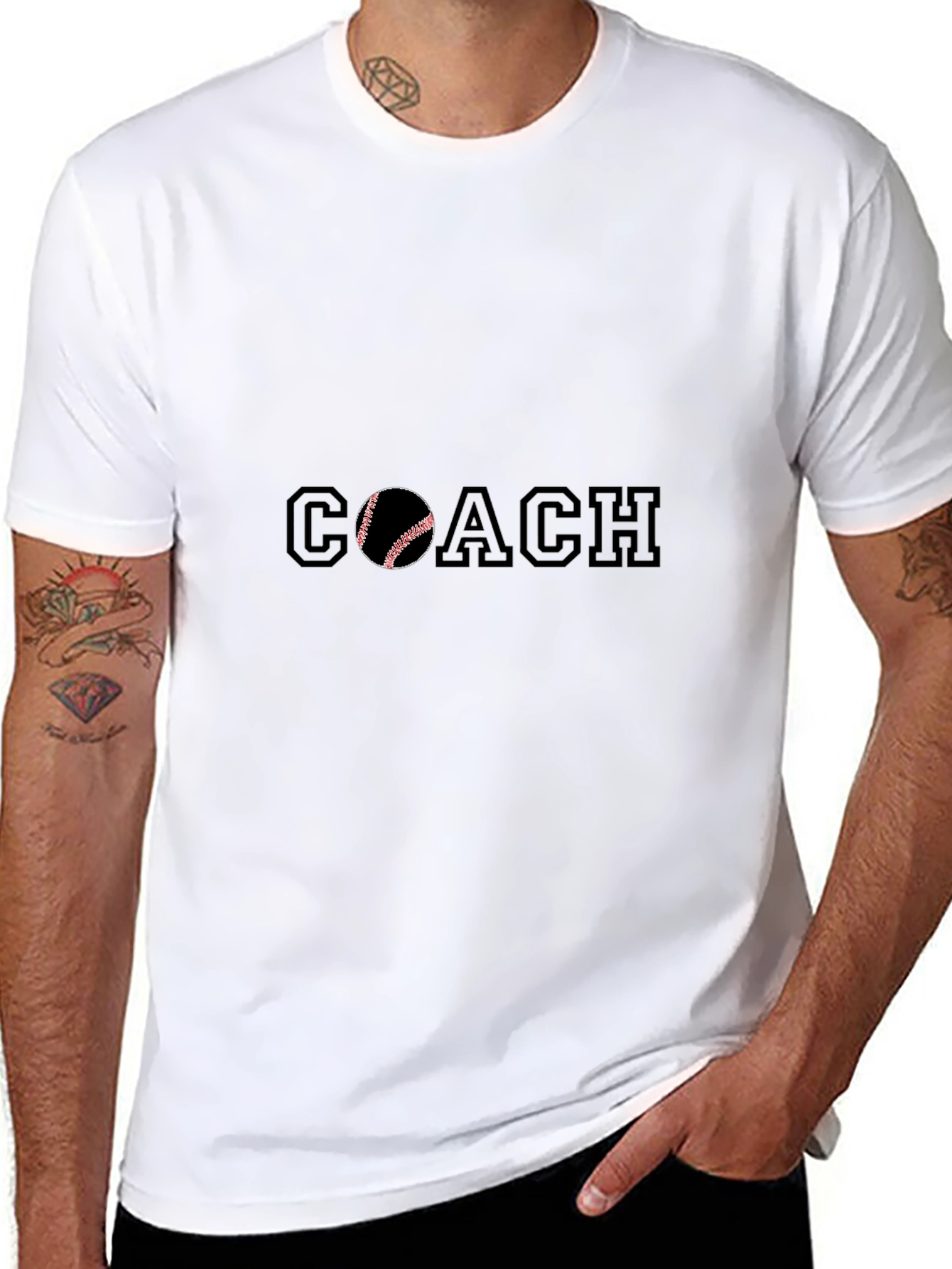 Baseball Coach Graphic T-Shirt