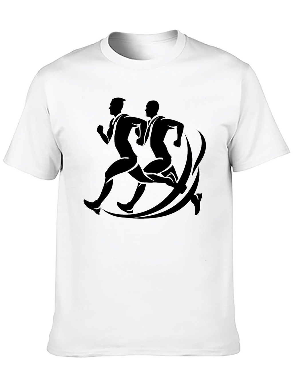 Black Running Silhouette T-Shirt