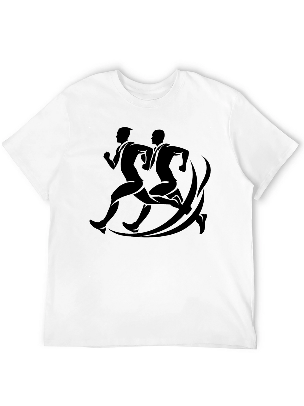 Black Running Silhouette T-Shirt