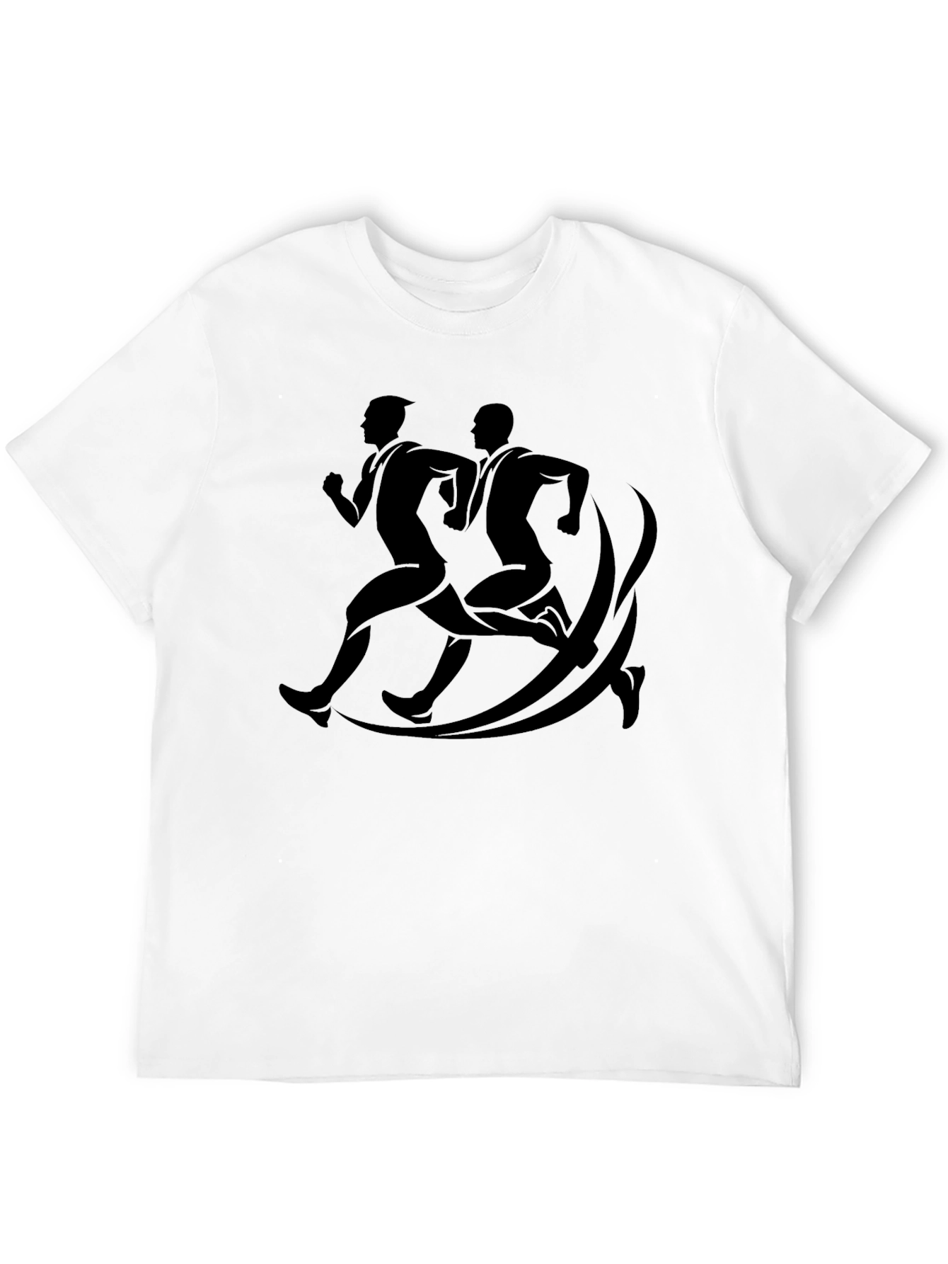 Black Running Silhouette T-Shirt