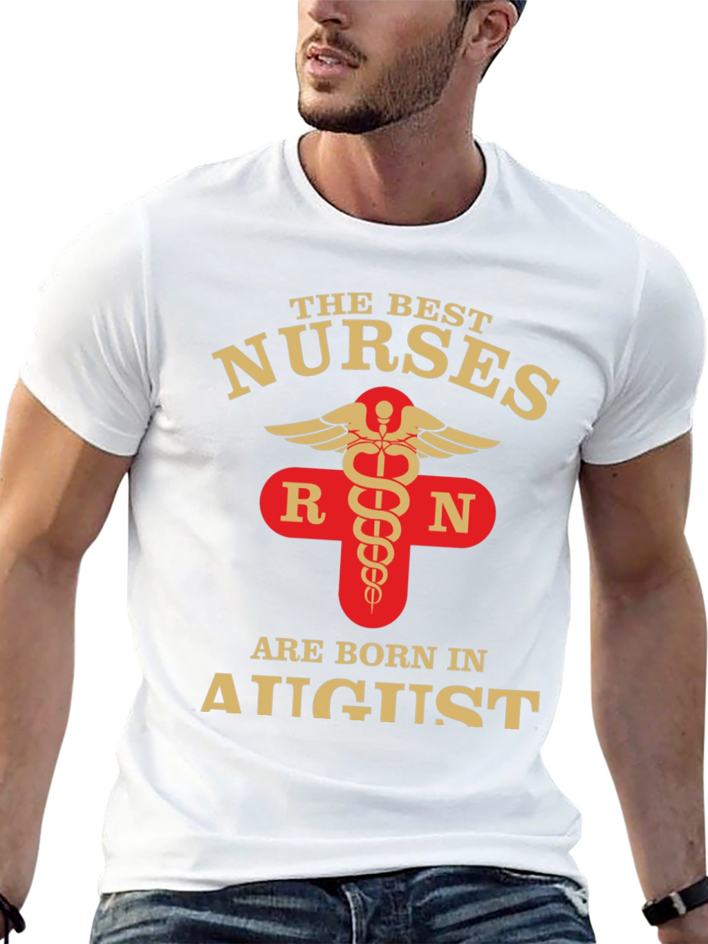 Best Nurses Born In August T-Shirt