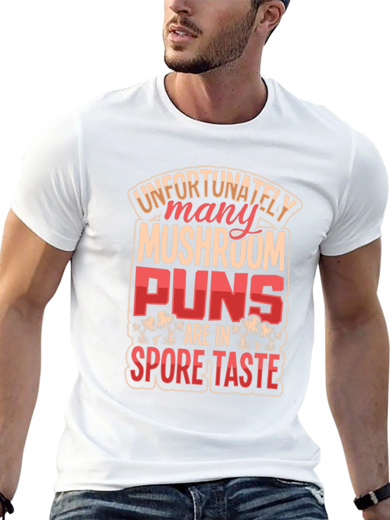 Mushroom Pun T-Shirt: Spore Taste Design