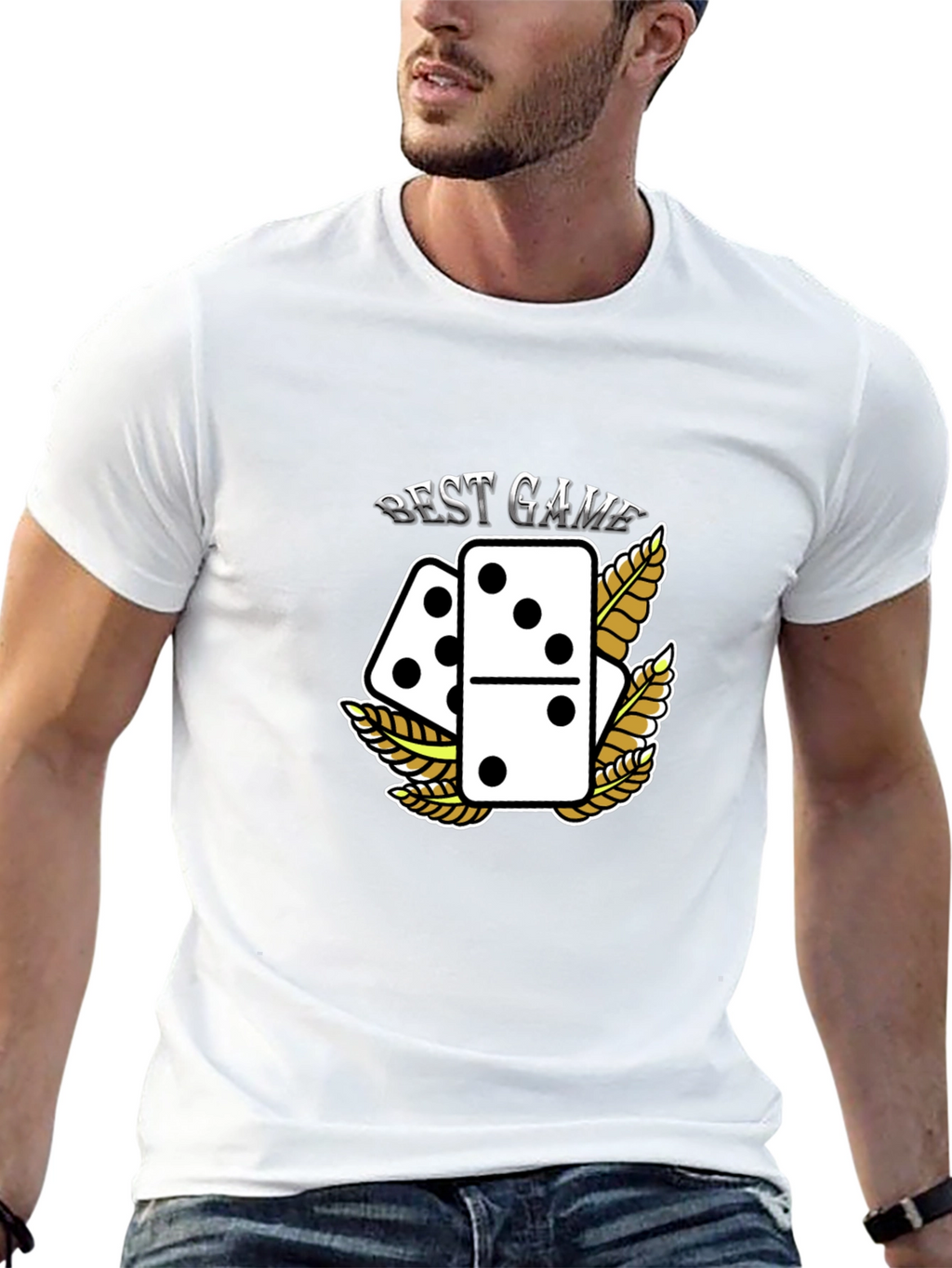 Best Game Dominoes Graphic T-Shirt