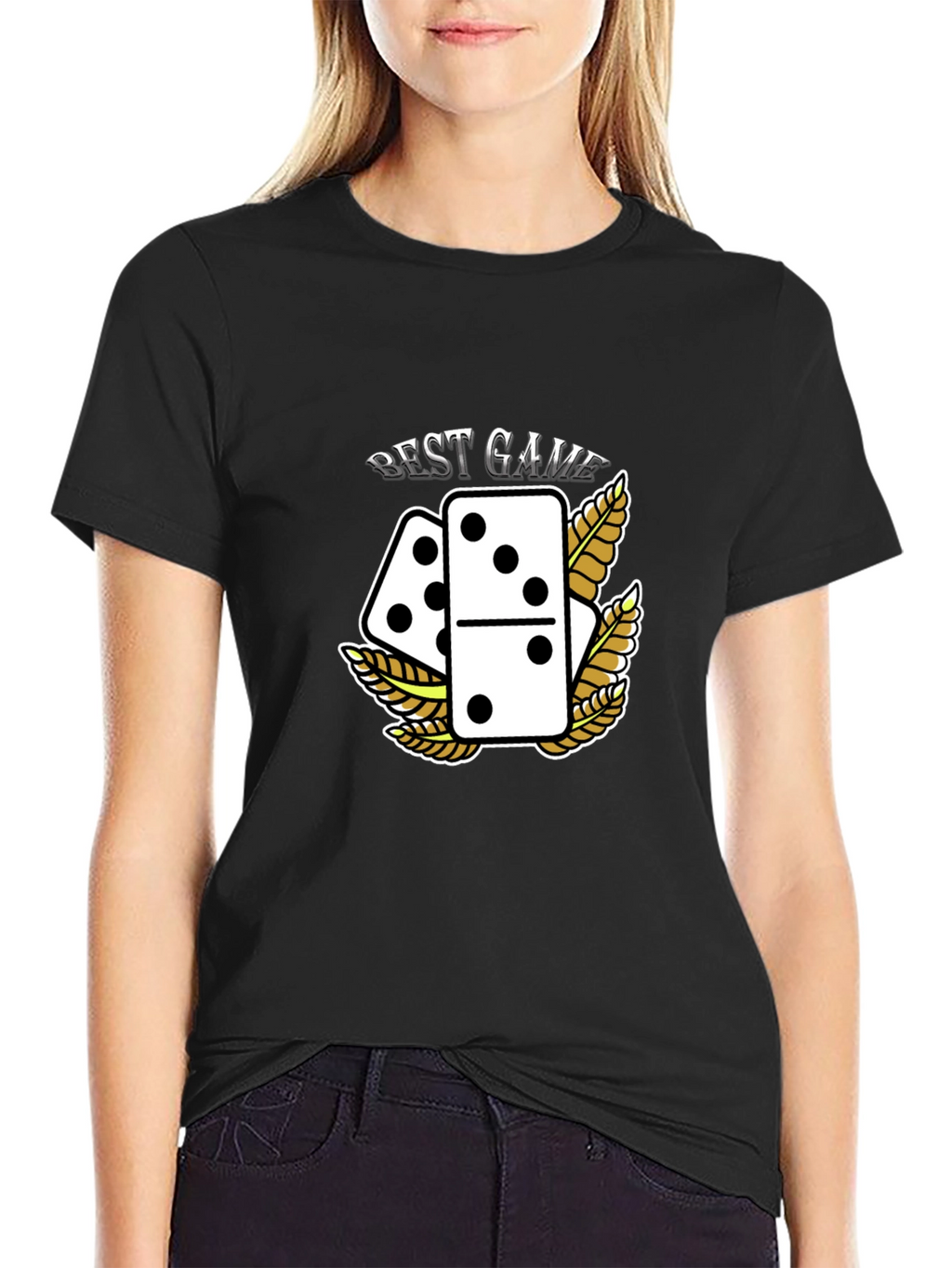 Best Game Dominoes Graphic T-Shirt