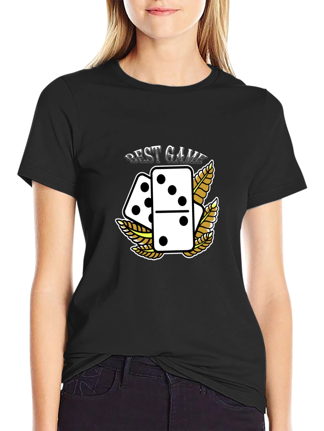 Best Game Dominoes Graphic T-Shirt