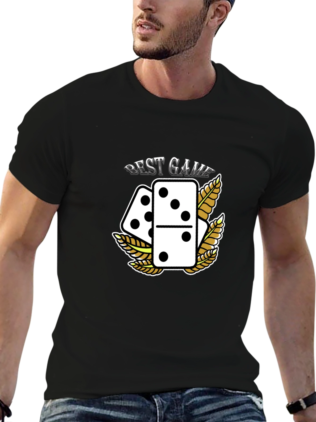 Best Game Dominoes Graphic T-Shirt