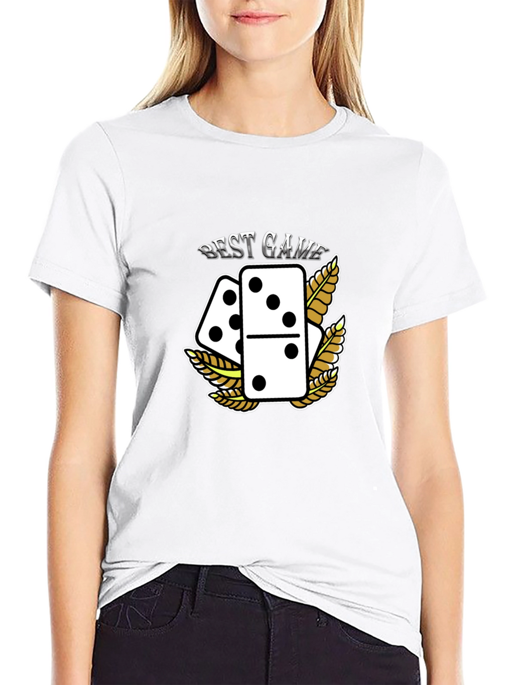 Best Game Dominoes Graphic T-Shirt