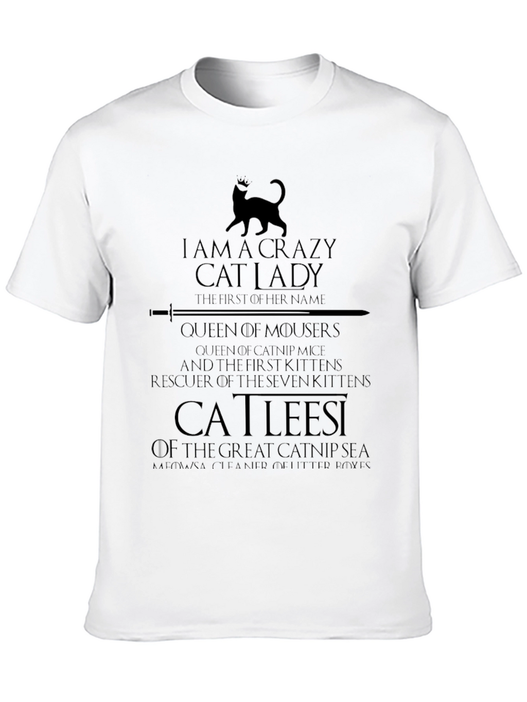 Crazy Cat Lady T-Shirt - Game Inspired
