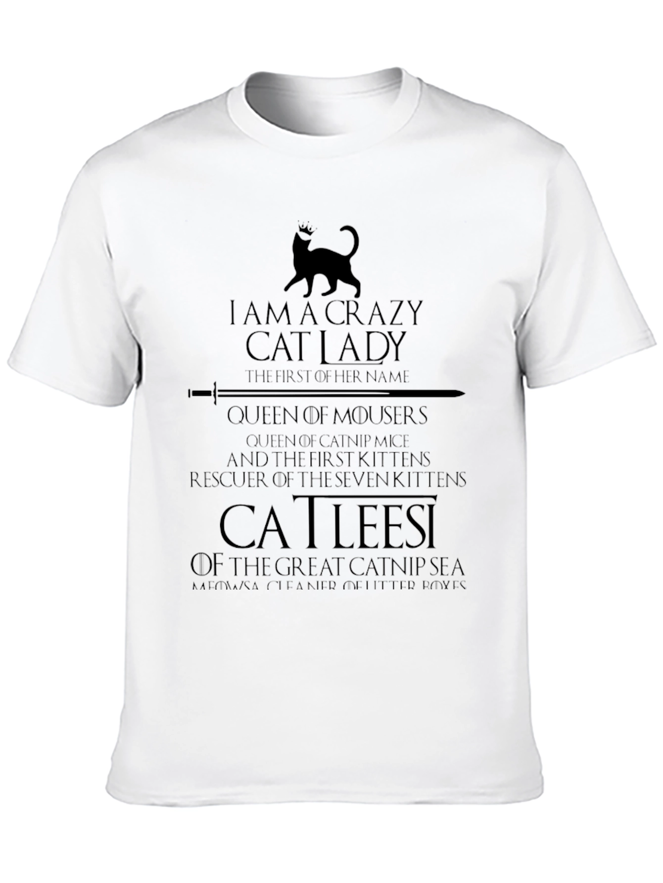 Crazy Cat Lady T-Shirt - Game Inspired