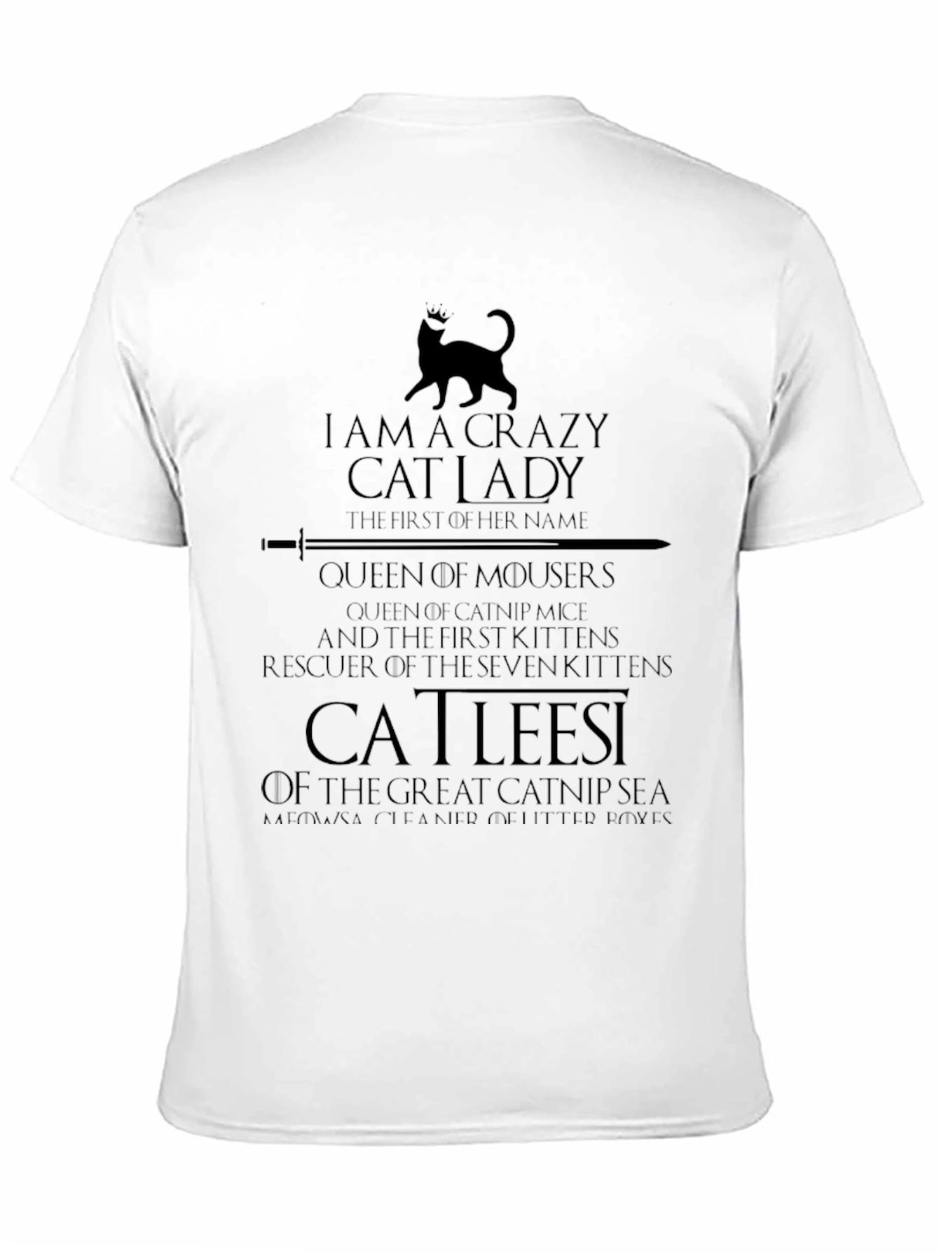 Crazy Cat Lady T-Shirt - Game Inspired