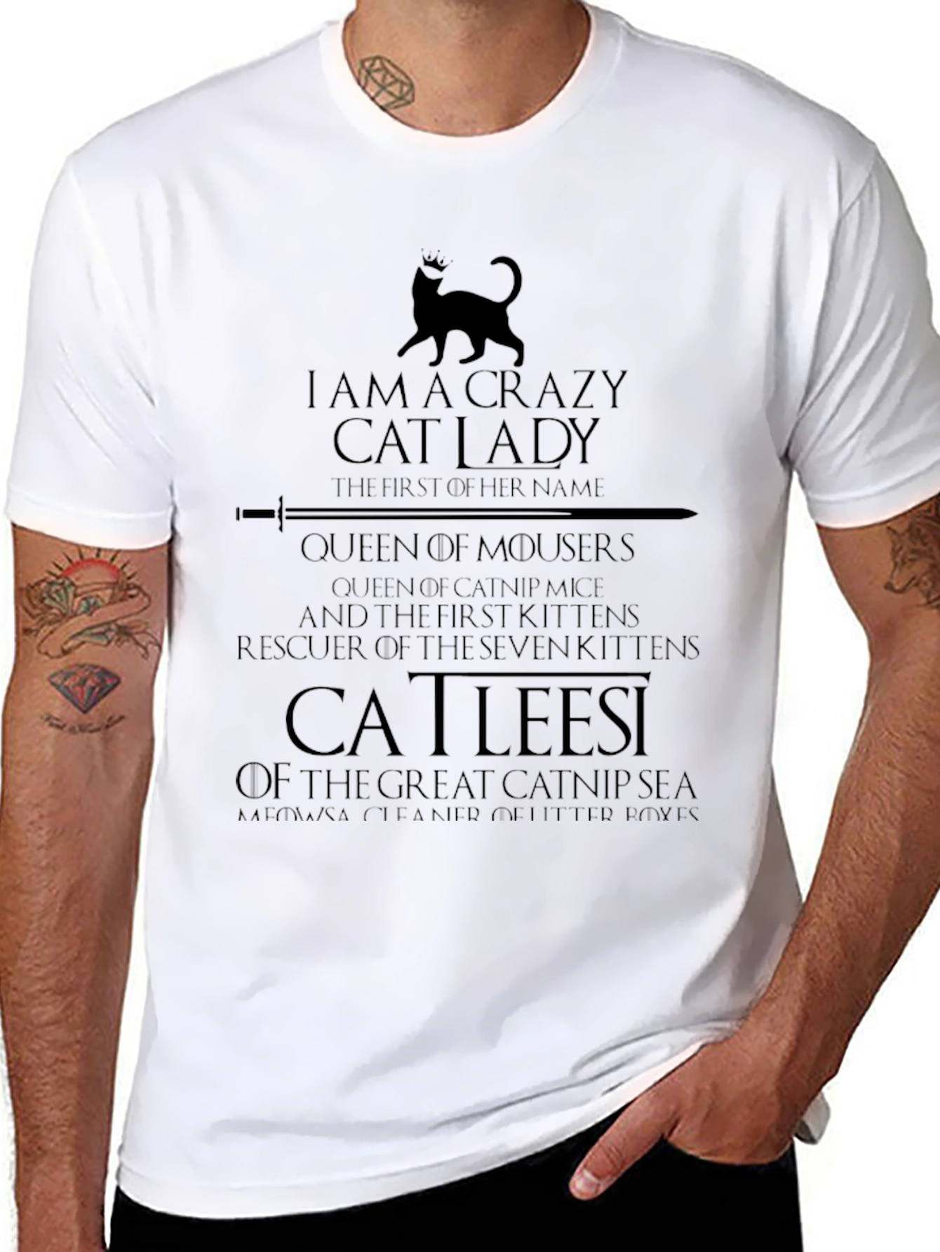 Crazy Cat Lady T-Shirt - Game Inspired
