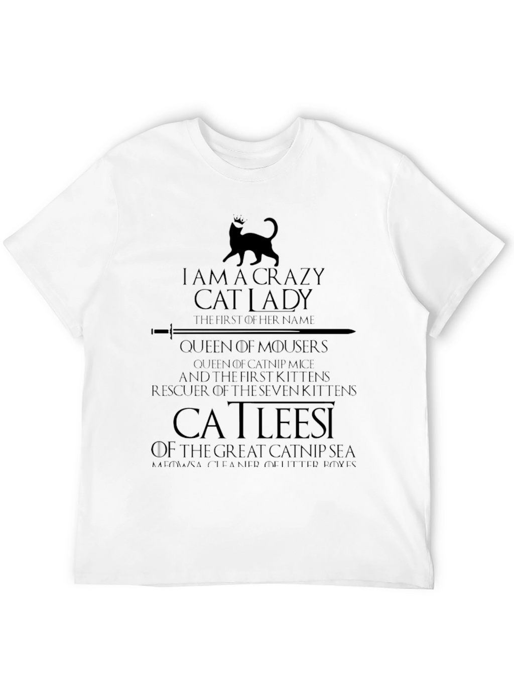 Crazy Cat Lady T-Shirt - Game Inspired