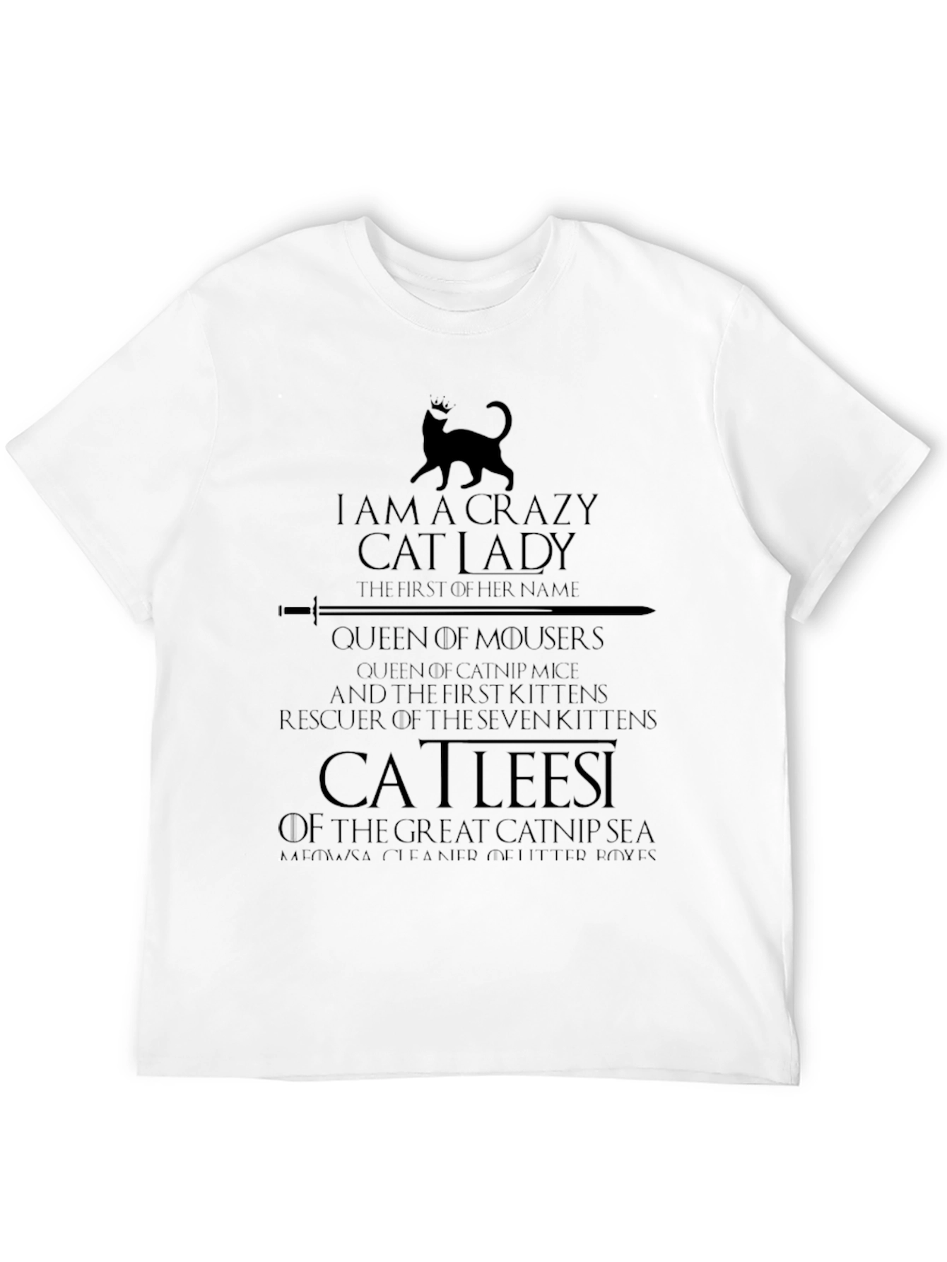 Crazy Cat Lady T-Shirt - Game Inspired