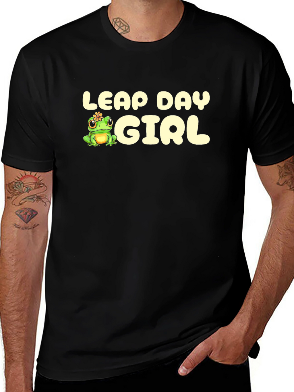 Leap Day Girl T-Shirt - Cute Frog Design