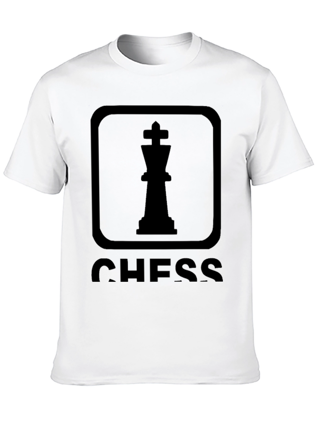 Chess King Graphic T-Shirt - Black