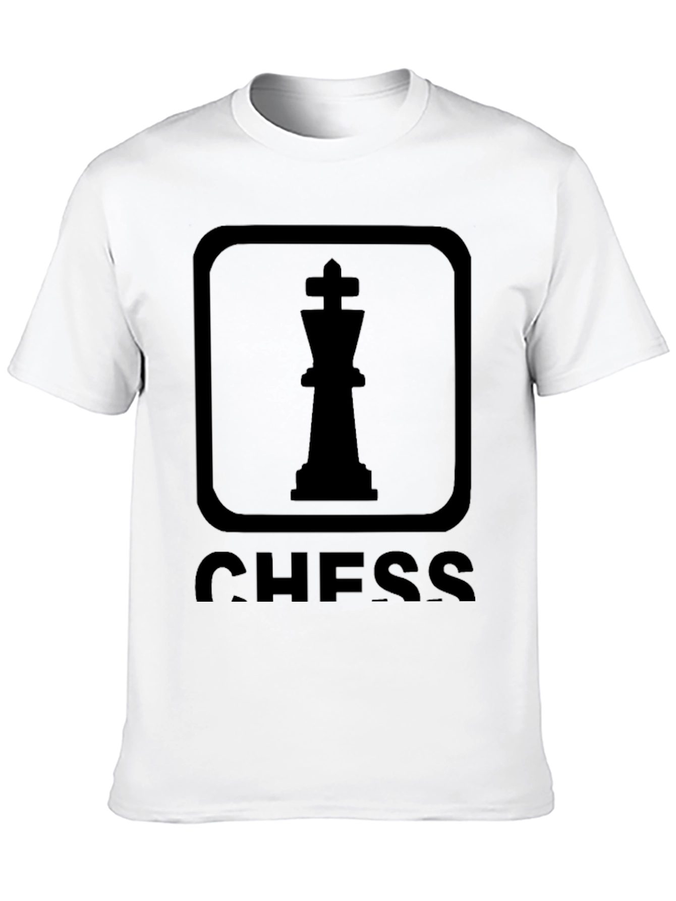 Chess King Graphic T-Shirt - Black
