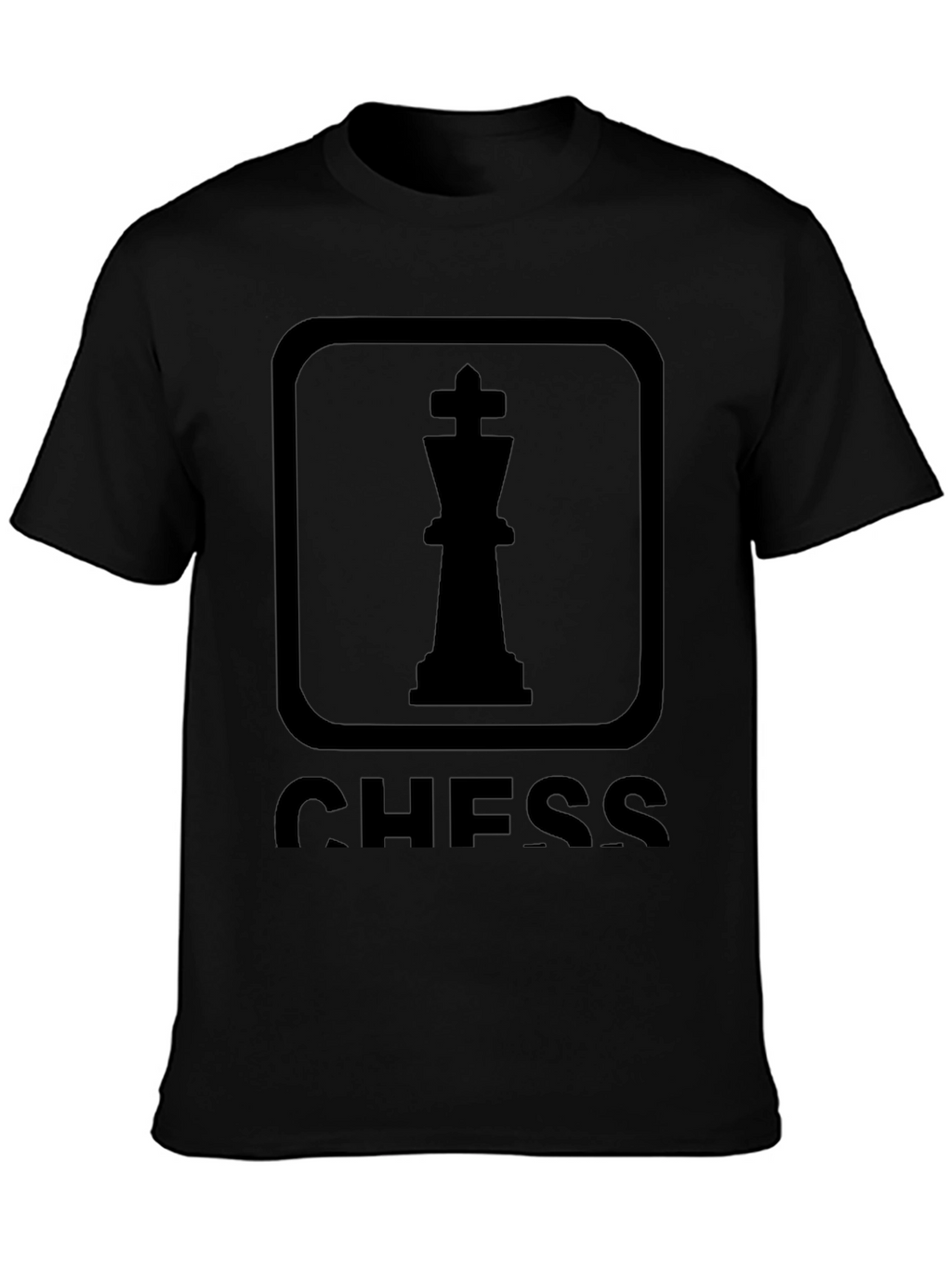 Chess King Graphic T-Shirt - Black