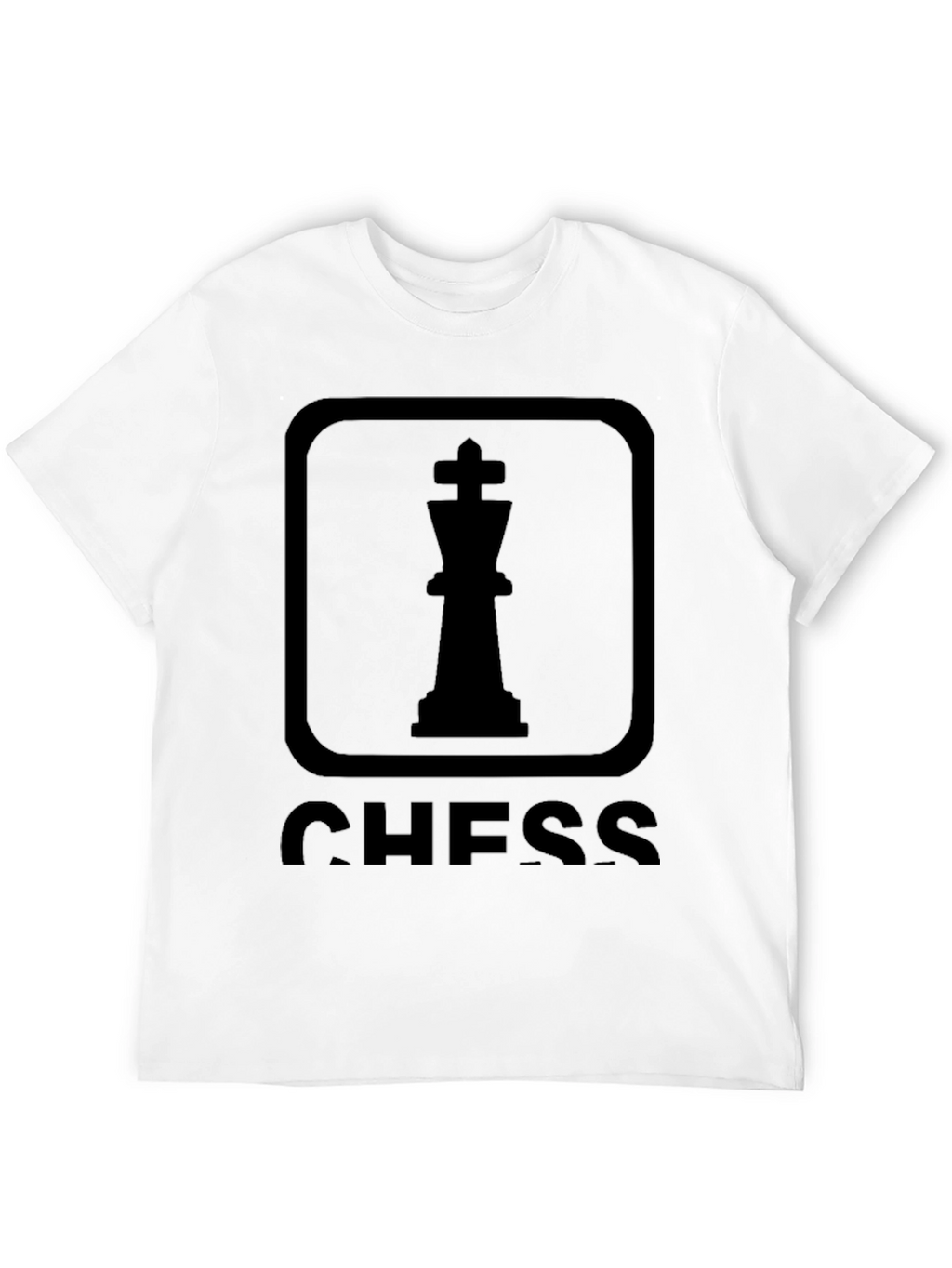 Chess King Graphic T-Shirt - Black
