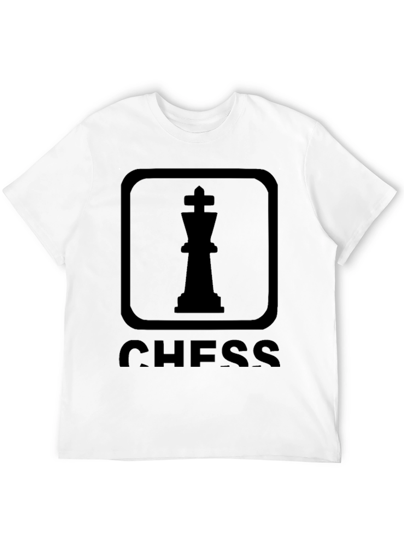 Chess King Graphic T-Shirt - Black