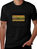 Life is Like a Sandwich Graphic T-Shirt