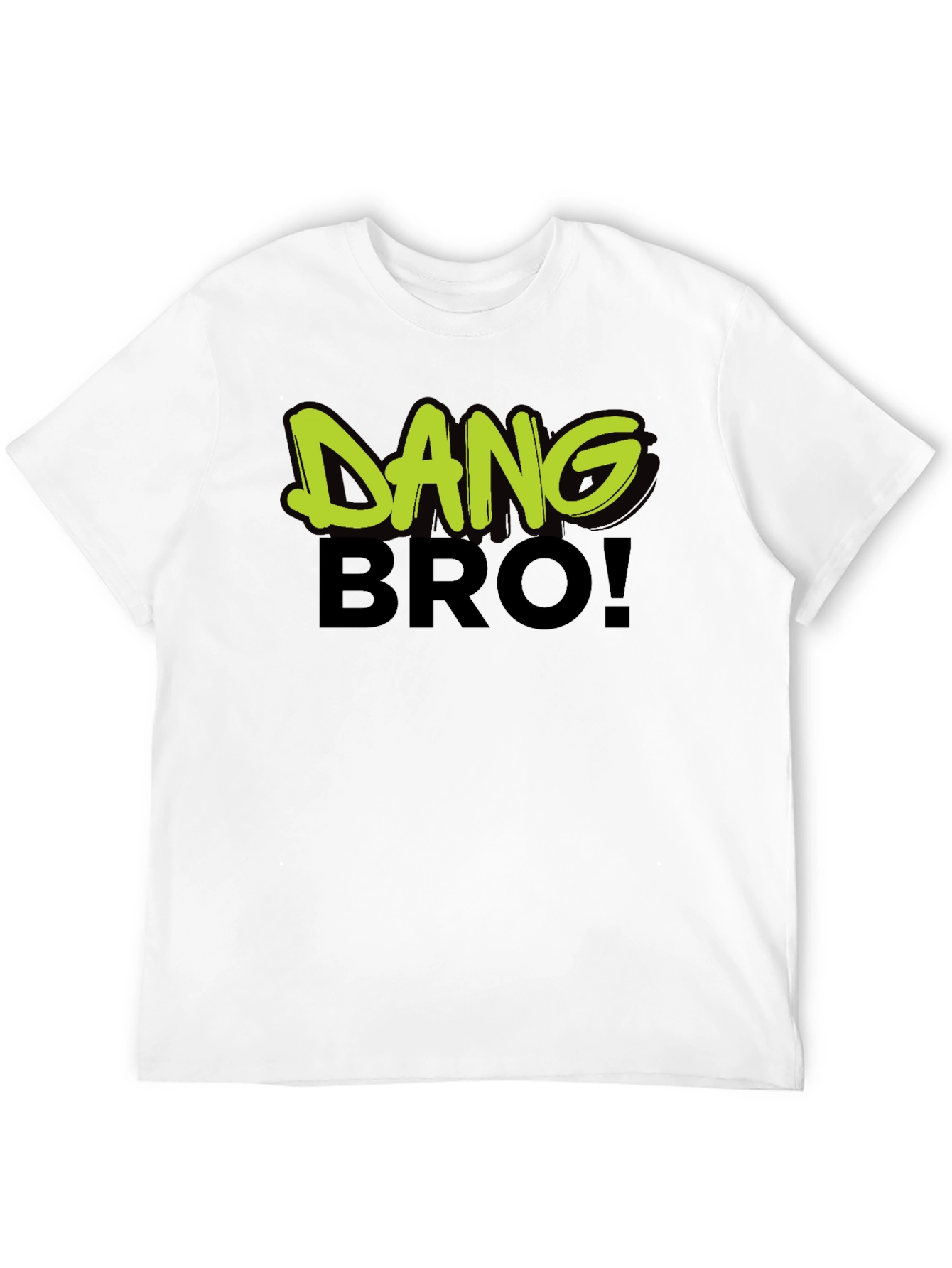 Dang Bro! Graphic Print Mens T-Shirt