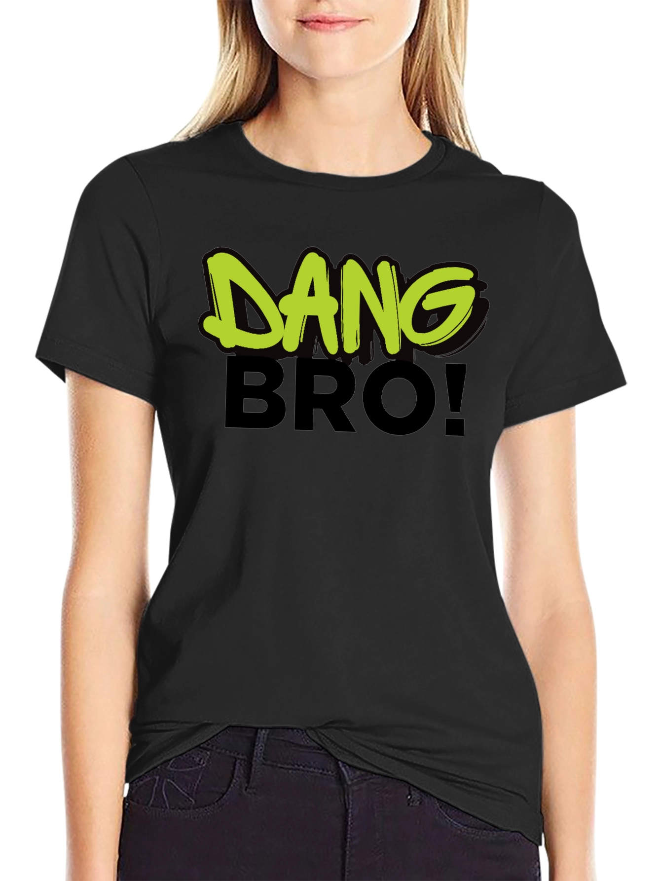 Dang Bro! Graphic Print Mens T-Shirt