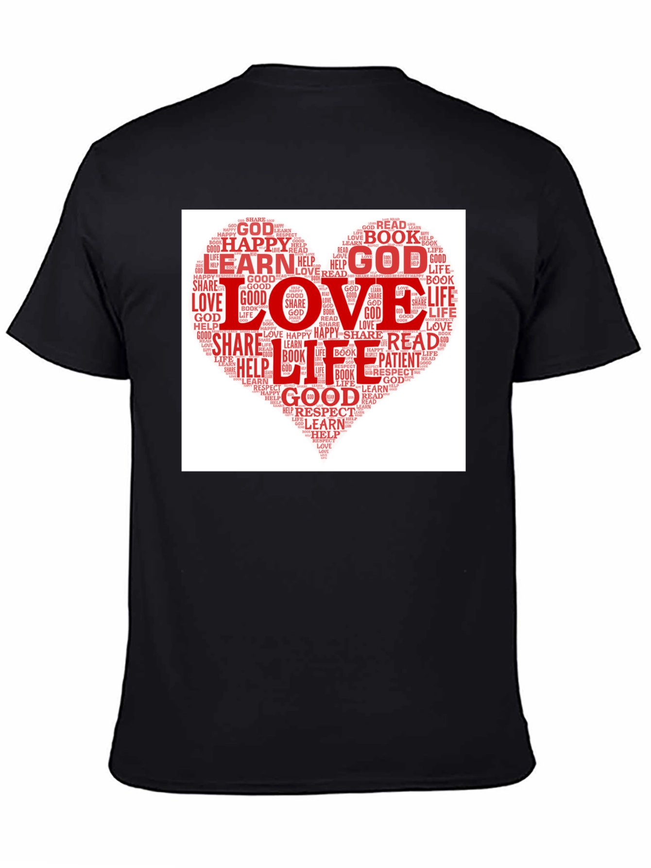 Love Heart Word Cloud T-Shirt