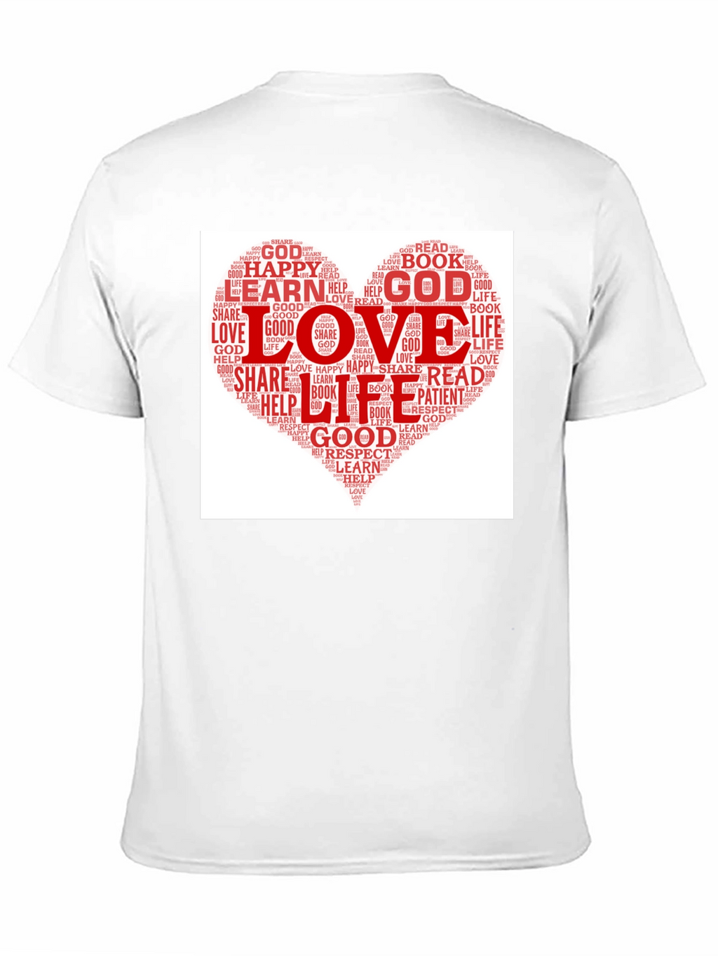 Love Heart Word Cloud T-Shirt